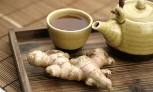 Ginger tea has antibacterial effects