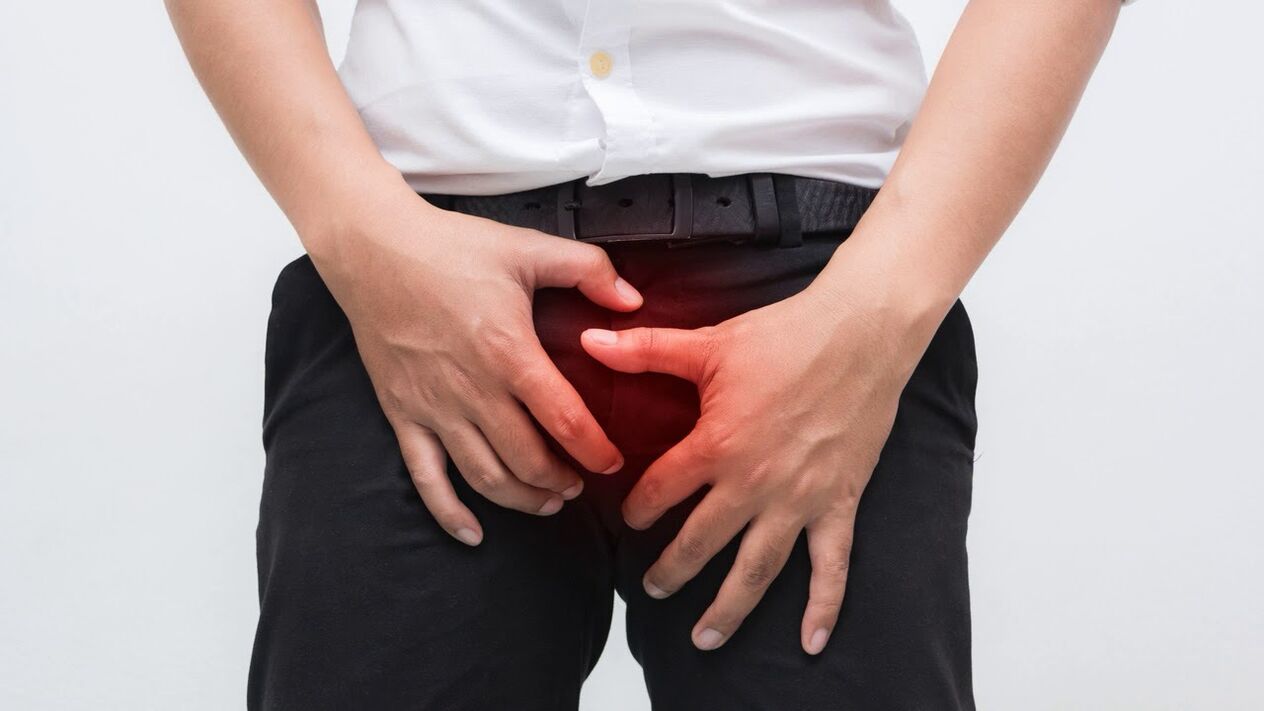 groin pain as a symptom of prostatitis